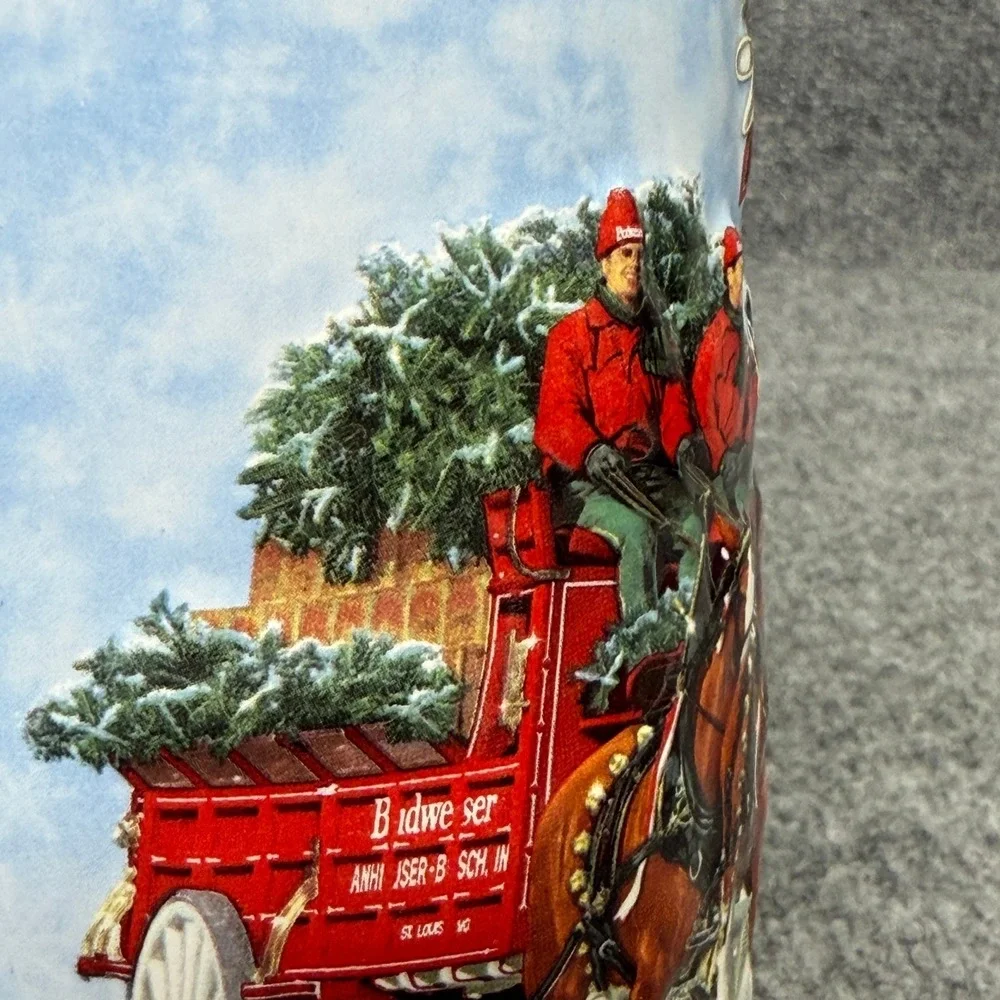 Budweiser 2009 Holiday Stein Clydesdales CS699 Collectible‎ Beer Mug Boxed